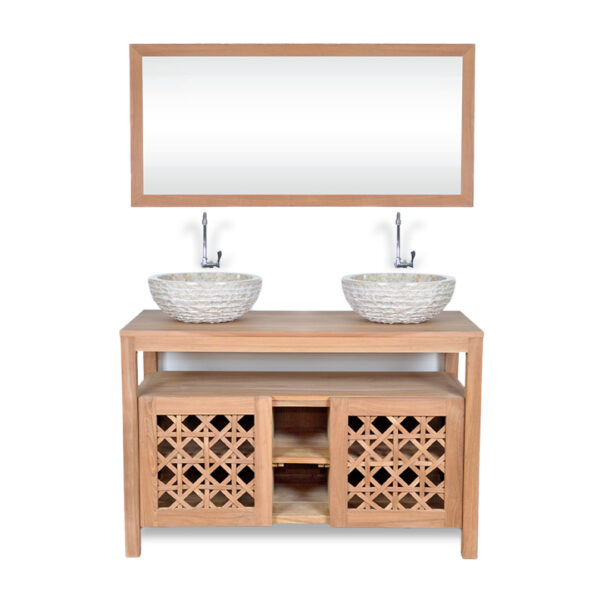 Amalfi Teak Wood Cabinet