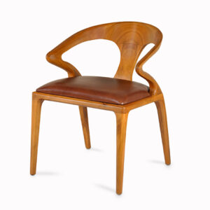 Capri teak Wood Arm Chair