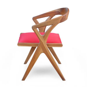 Forte Teak Wood Dining Chair