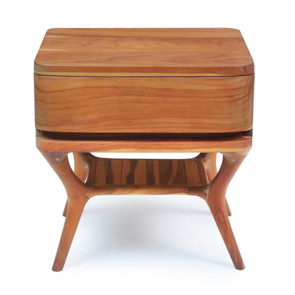 san Remo Teak Wood Bed Side Table