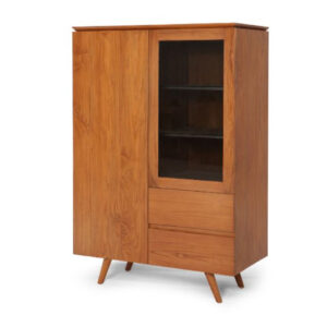 Stanza Teak Wood Kitchen Cabinet