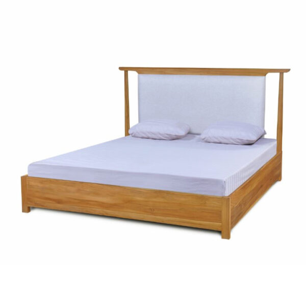Gonzo Teak Wood Double Bed